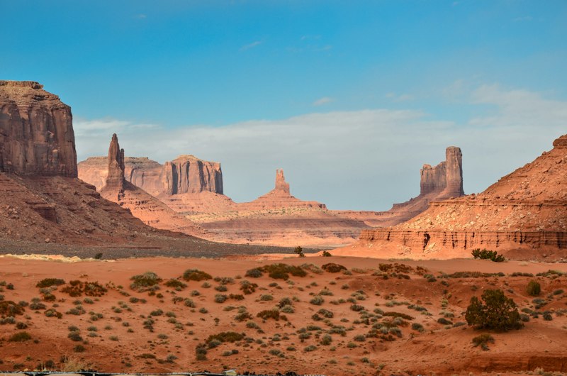 Desert landscape to explore during a stay
